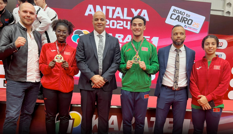 Moroccan Champions Strike Gold at Karate Premier League in Antalya
